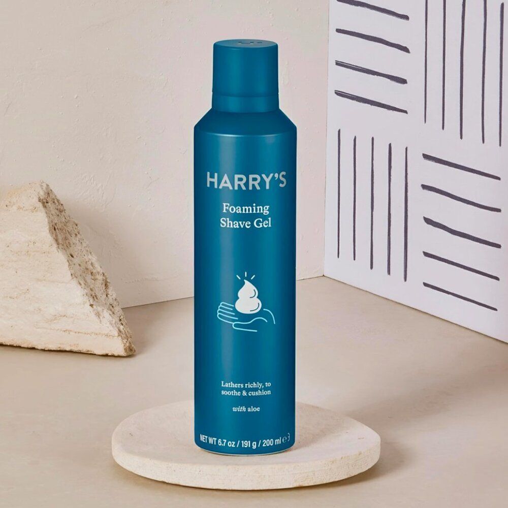 NEW Harry's Foaming Shave Gel with Aloe 6.7oz